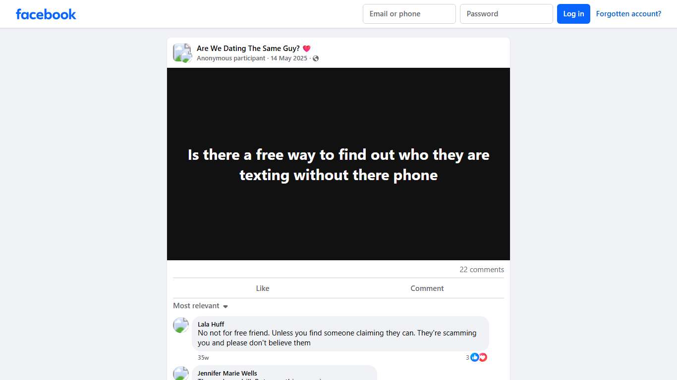 Are We Dating The Same Guy? ❤️ | Is there a free way to find out who they are texting without there phone | Facebook